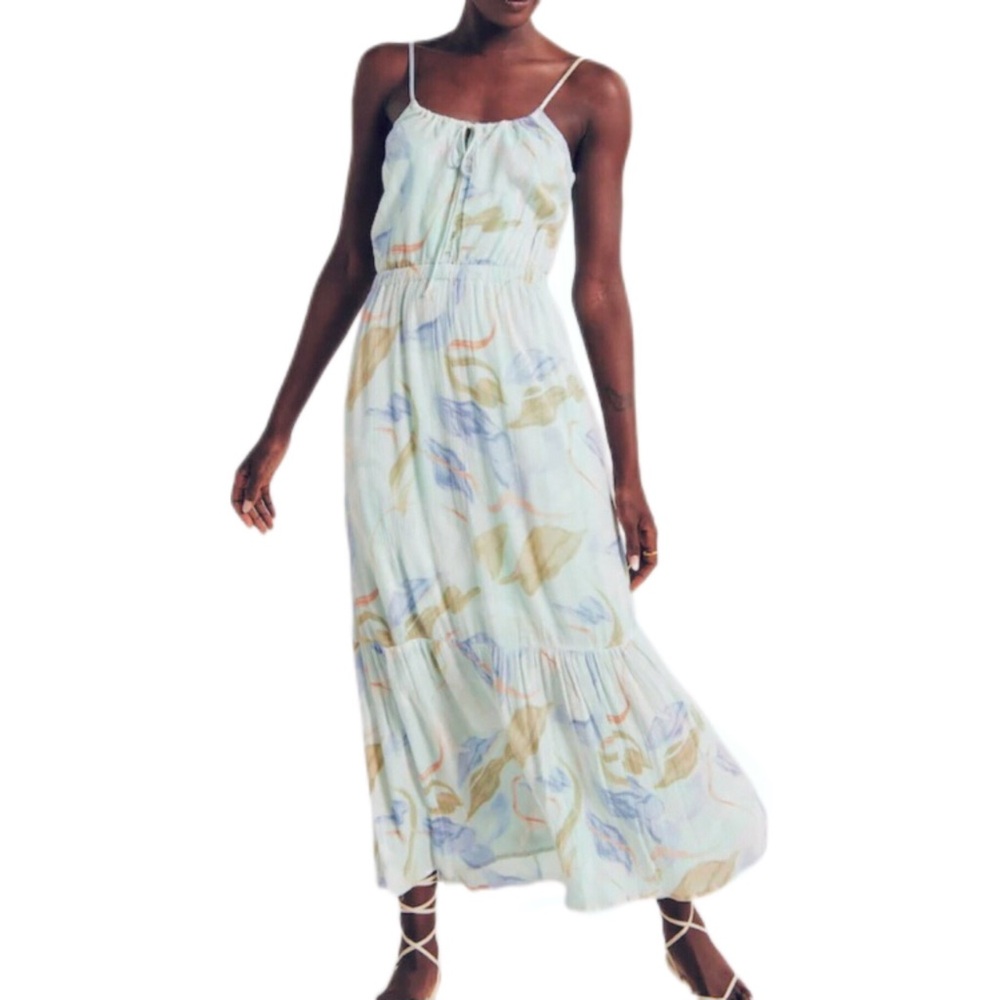 Abercrombie Floral Sleeveless Dress Large